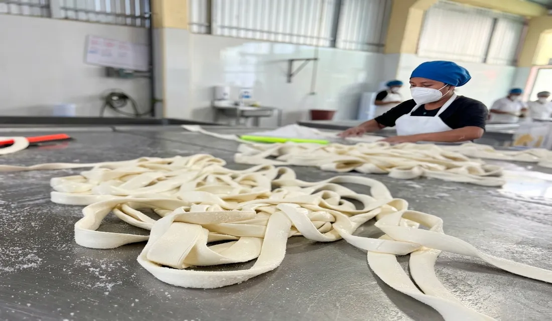 Interior de la planta de lácteos certificada en Arriaga Chiapas